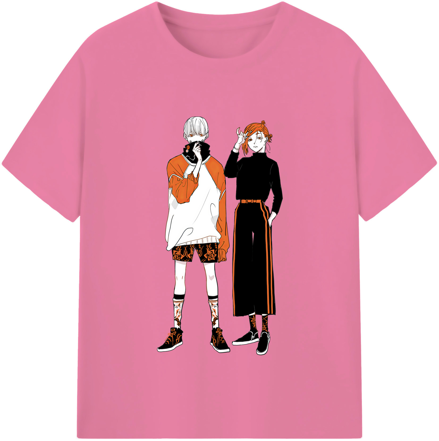（画像用） 呪術廻戦 Jujutsu Kaisen 綿100％半袖Tシャツ（フロントプリント）